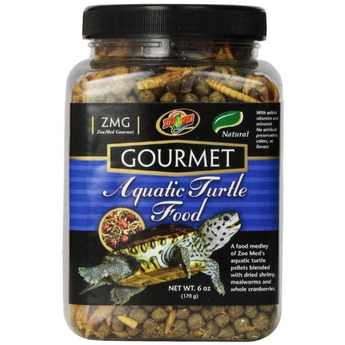 Zoo Med Gourmet Aquatic Turtle Food, 6-Ounce