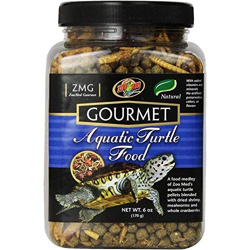 Zoo Med Gourmet Aquatic Turtle Food 6 oz - Pack of 3