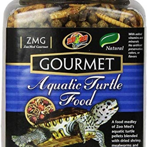 Zoo Med Gourmet Aquatic Turtle Food 6 oz - Pack of 3