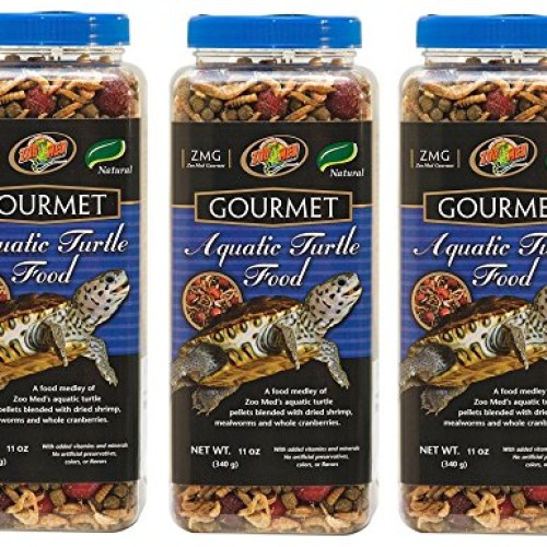Zoo Med Gourmet Aquatic Turtle Food Pack of 3