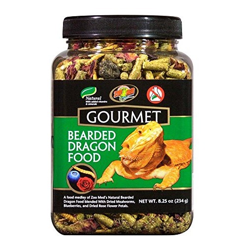 Zoo Med Gourmet Bearded Dragon Food, 8.25 oz each Pack of 2