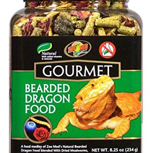 Zoo Med Gourmet Bearded Dragon Food, 8.25 oz each Pack of 2
