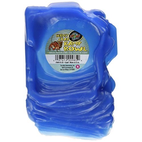 Zoo Med Hermit Crab Ramp Bowl, Small, Color:Assorted