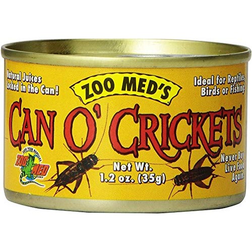 Zoo Med Laboratories 4 Pack Can O Crickets Pet Food, 1.2 Ounces P...