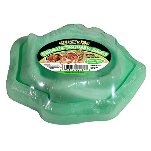 Zoo Med Laboratories Hermit Crab Combo Bowl- Glow