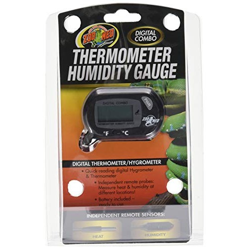 Zoo Med Labs Digital Thermometer Humidity Gauge, Single TH-31