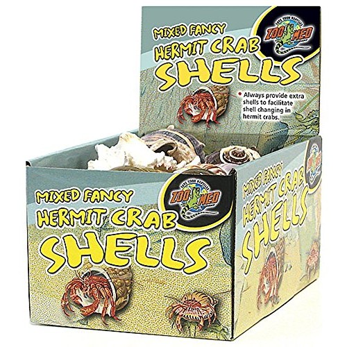 Zoo Med Mixed Fancy Hermit Crab Shells, 24 Piece Case