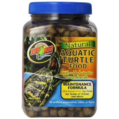 Zoo Med Natural Aquatic Turtle Food, 6.5 Ounce, Maintenance Formula