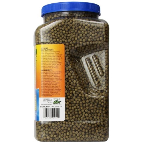 Zoo Med Natural Aquatic Turtle Food, Growth Formula, 54-Ounce