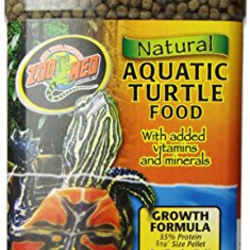 Zoo Med Natural Aquatic Turtle Food, Growth Formula, 54-Ounce