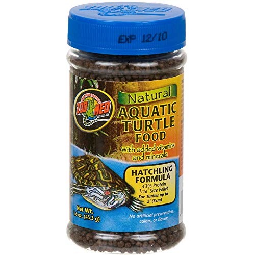 Zoo Med Natural Aquatic Turtle Food - Hatchling Formula Pellets...