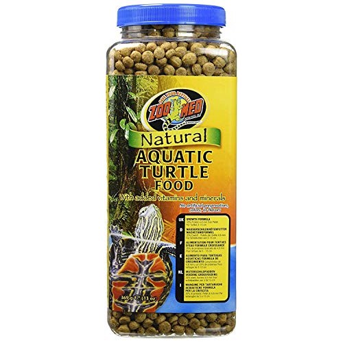 Zoo Med Natural Aquatic Turtle Food Pellets 13 oz - Pack of 3