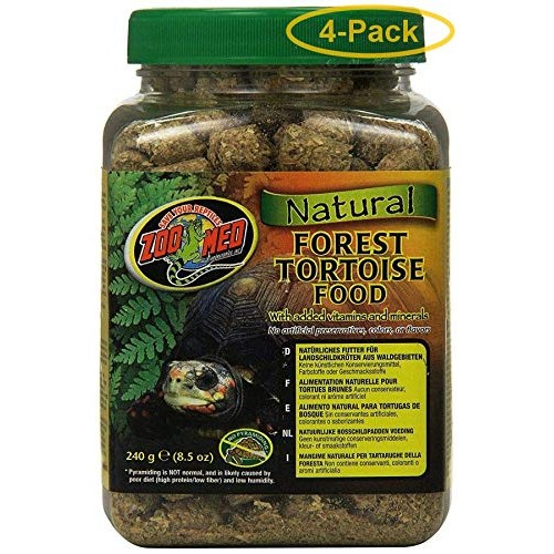 Zoo Med Natural Forest Tortoise Food 8.5 oz - Pack of 4