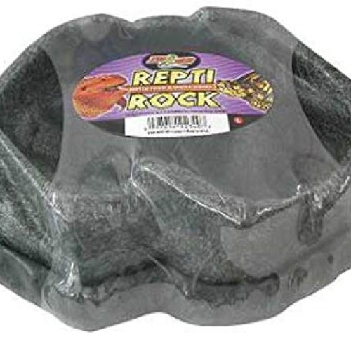 Zoo Med Repti Rock Reptile Food Water Dishes Small