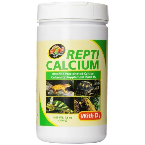 Zoo Med Reptile Calcium with Vitamin D3, 12-Ounce