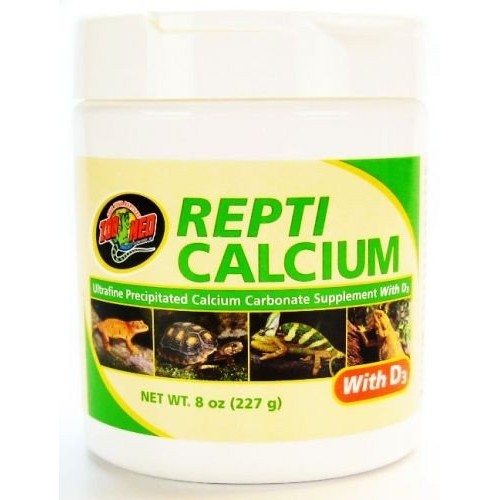Zoo Med Reptile Calcium with Vitamin D3, 8-Ounce
