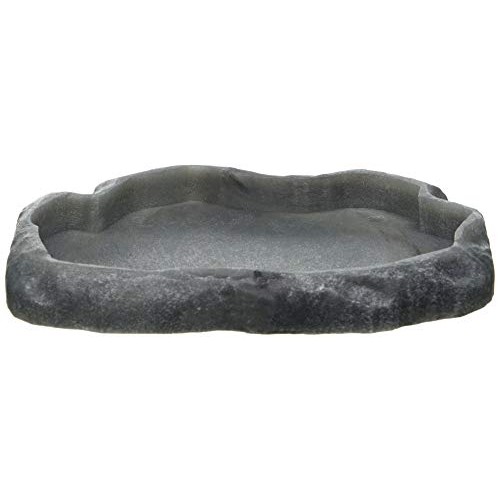 Zoo Med Reptile Rock Food Dish, Medium, 7.25l x 6w x 0.75h, Co...