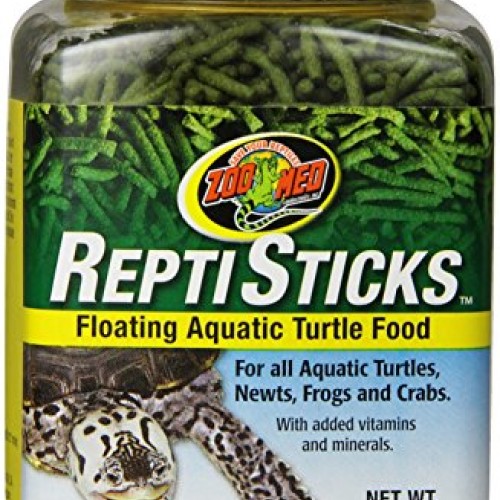 Zoo Med ReptiSticks Floating Aquatic Turtle Food, 4.85-Ounce