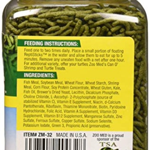 Zoo Med Reptisticks Turtle Food 5 Oz