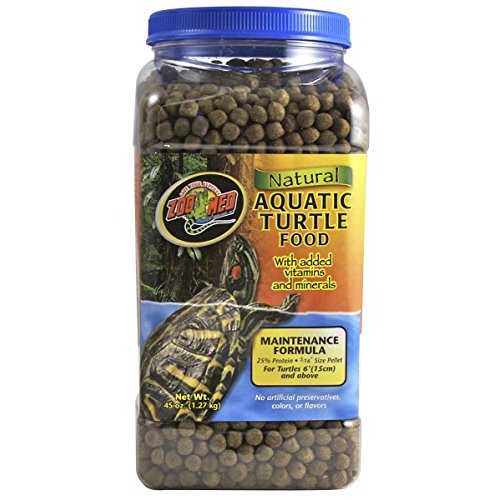Zoo Med Zm113 Natural Aquatic Turtle Food Maintenance Formula 45 ...