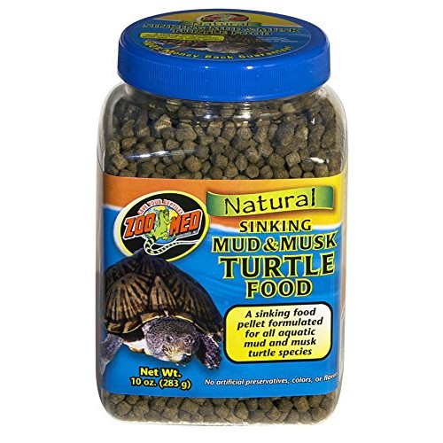 ZooMed Mud & Musk Sinking Aquatic Turtle Food 10 oz.
