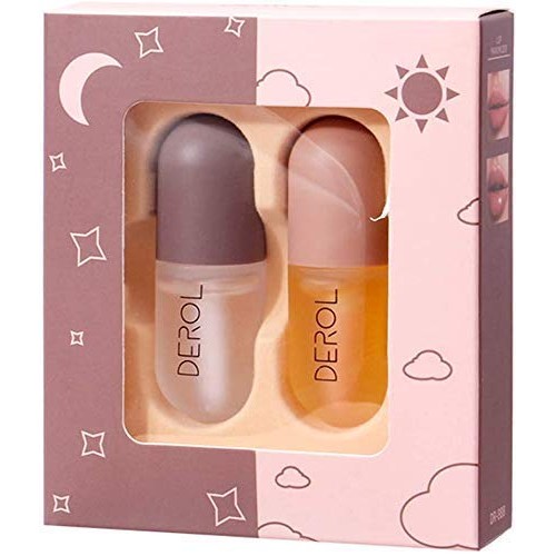 Lip Plumper Set - Natural Lip Plumper and Lip Care Serum, Lip Enh...