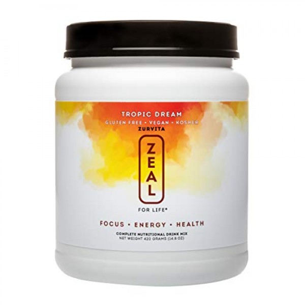 Zurvita- Zeal for Life- 30-Day Wellness Canister- Tropic Dream- 4...