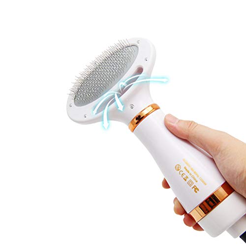 zxbaers Pet Hair Dryer,Portable and Quiet 2 in 1 Pet Grooming Hai...