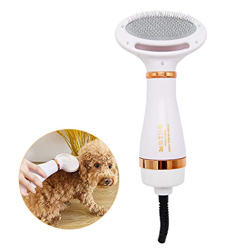 zxbaers Pet Hair Dryer,Portable and Quiet 2 in 1 Pet Grooming Hai...