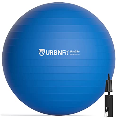 Assorted Colors URBNFit Exercise Ball for Fitness Sizes Multiple Sizes 